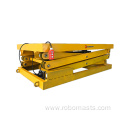 Shear type rigid chain lifting platform